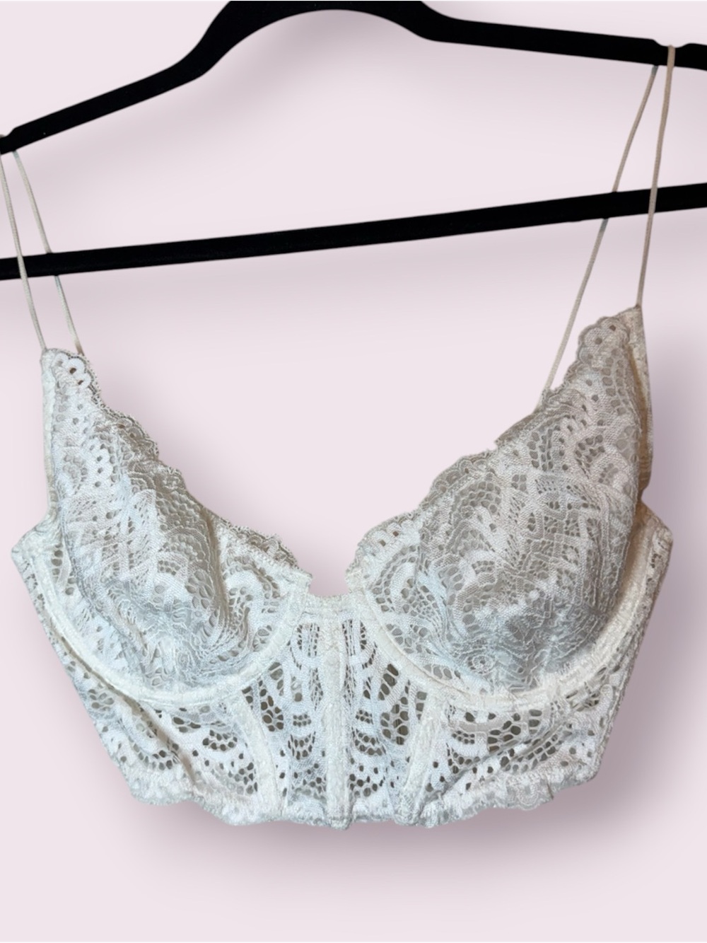 Free People Intimately Free All Yours Lace Bra White Size Medium